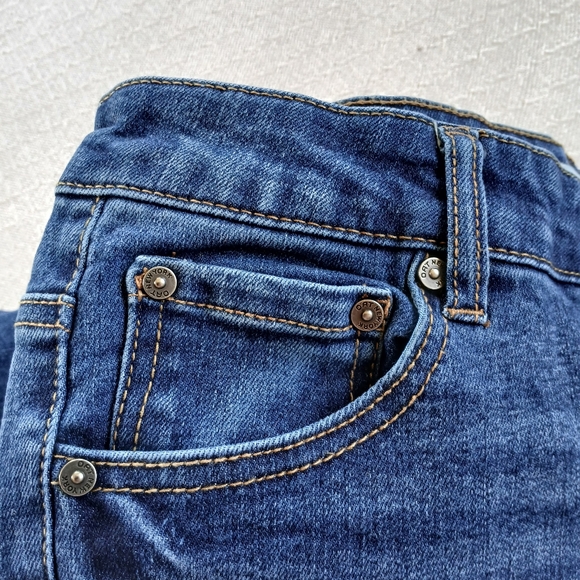 Oat New York Women's Straight Leg Jeans - Dark Blue - Picture 6 of 9